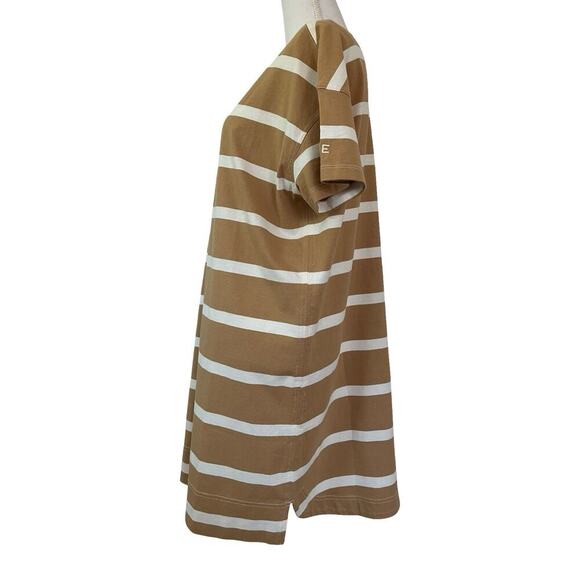 Everlane The Oversized Mariner Stripe Shift Dress Size S Neutral Organic Cotton - Picture 2 of 8